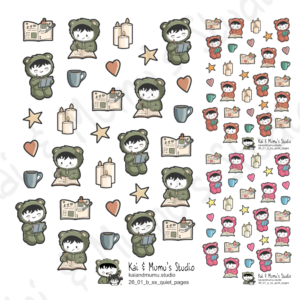 Quiet Pages - all colour ways