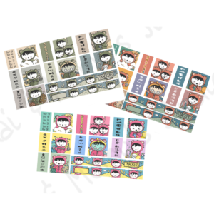 All Colourways - Little Habits Hobonichi Weeks Sticker Kit