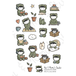 Revive Sticker Set in On Brand Colourway